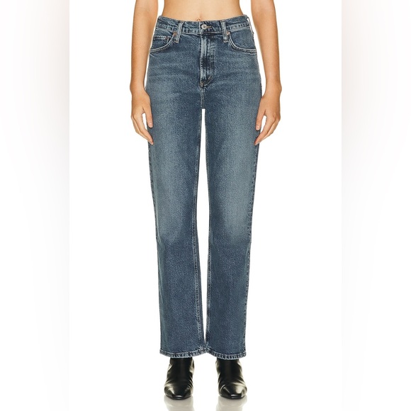 Agolde Denim - AGOLDE VINTAGE HIGH RISE BOOTCUT ORGANIC COTTON JEANS IN ‘PROPHECY’